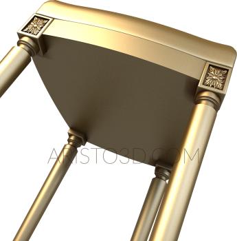 Chair (STUL_0009) 3D model for CNC machine